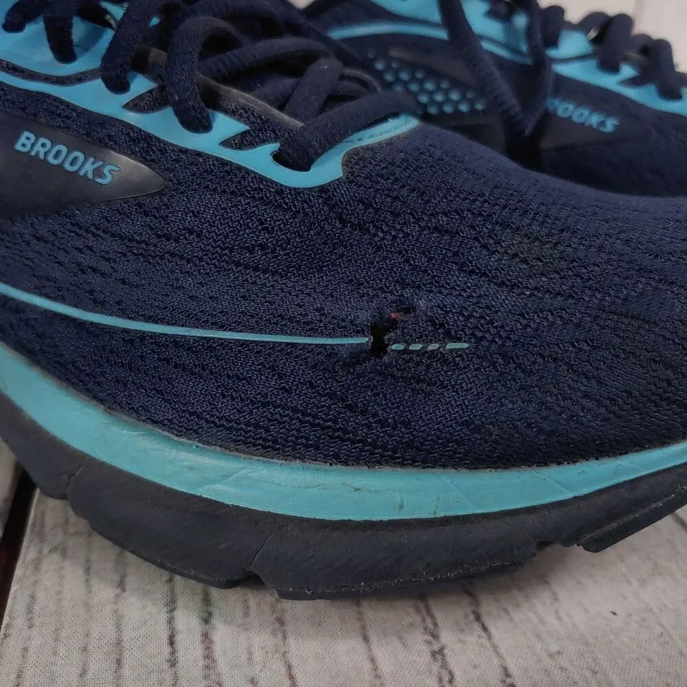 Brooks Trace 2 Hero Pack - WOMENS Size 9.5 - Navy Blue Running Nurse Shoes - Picture 2 of 7